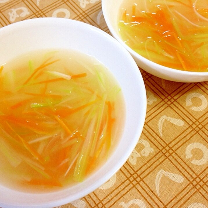 鶏ガラスープの素de☆簡単!春雨スープ